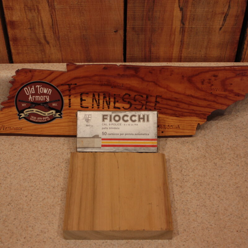 Fiocchi 9x18 Ultra Box 50 Rounds FMJ Factory *NOT MAKAROV*