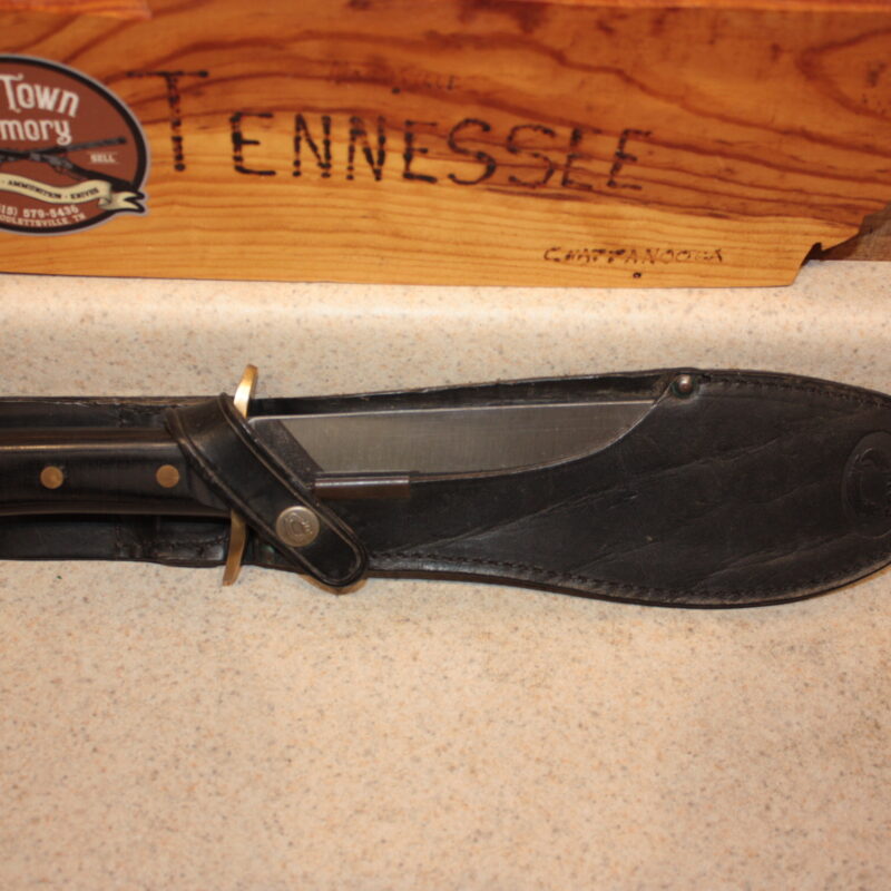 Fox Cutlery Vintage Survival Bolo Machete 9" Blade w/ Black Sheath (K #3)