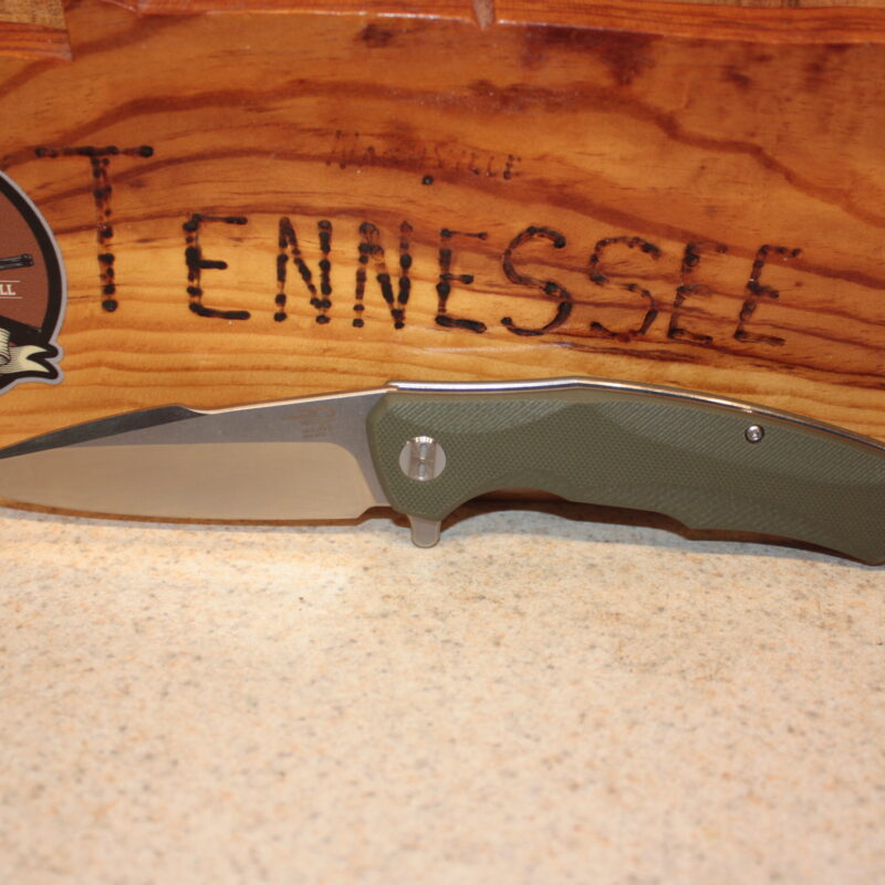 Bestech Knives - Green Handled Folding Knife 3.5" Blade (TN K #2)