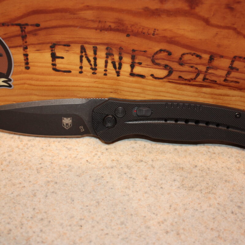 Cobratec - All Black Auto Folding Knife Diablo 3.5" Blade (TN K #3)