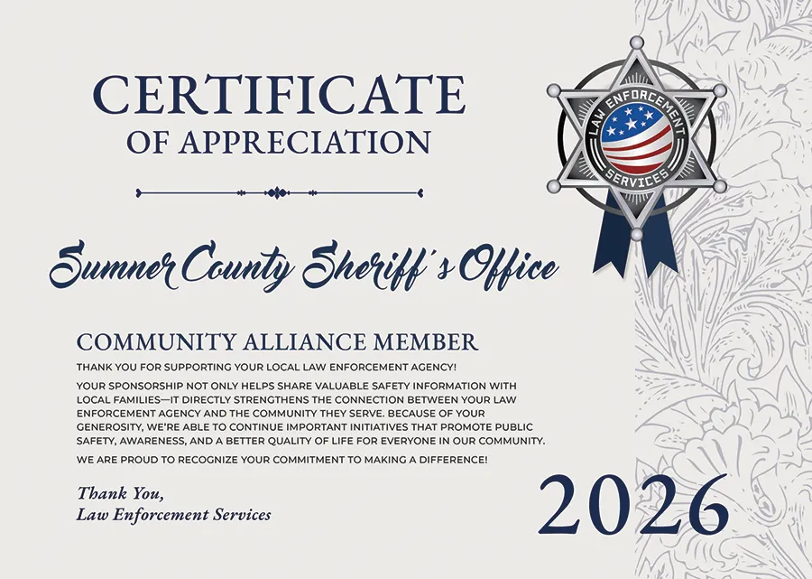 Sumner County Law Enforcement Support